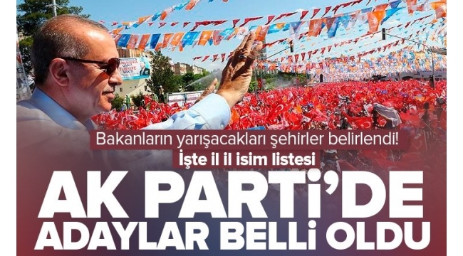 AK Parti'de liste mesaisi tamam! Başkan Recep Tayyip Erdoğan son rötuşları yaptı | Listede sürpriz isimler var.