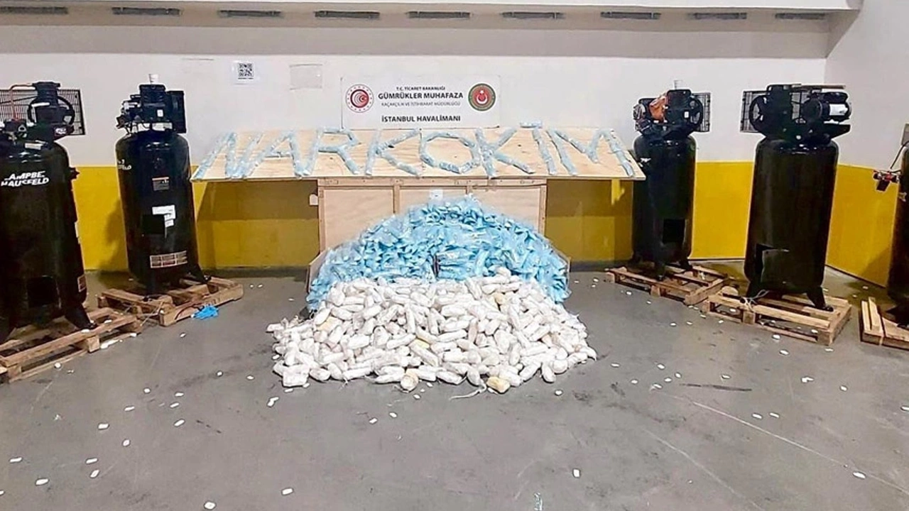 İstanbul Havalimanı'nda 427 kilo uyuşturucu ele geçirildi
