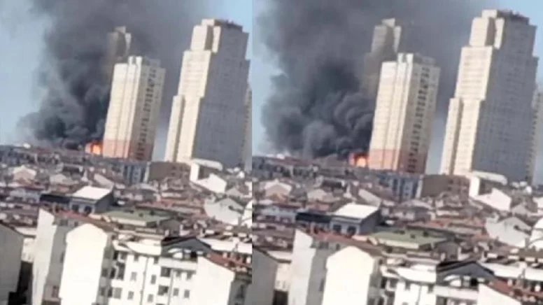 Esenyurt'ta kültür merkezinde yangın: Çok sayıda ekip sevk edildi