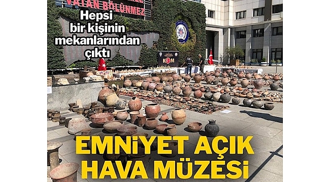 Müze kuracak kadar tarihi eser ele geçirildi! Polis bile şaşırdı