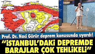 Prof. Dr. Naci Görür deprem konusunda uyardı! "İstanbul'daki depremde barajlar çok tehlikeli"