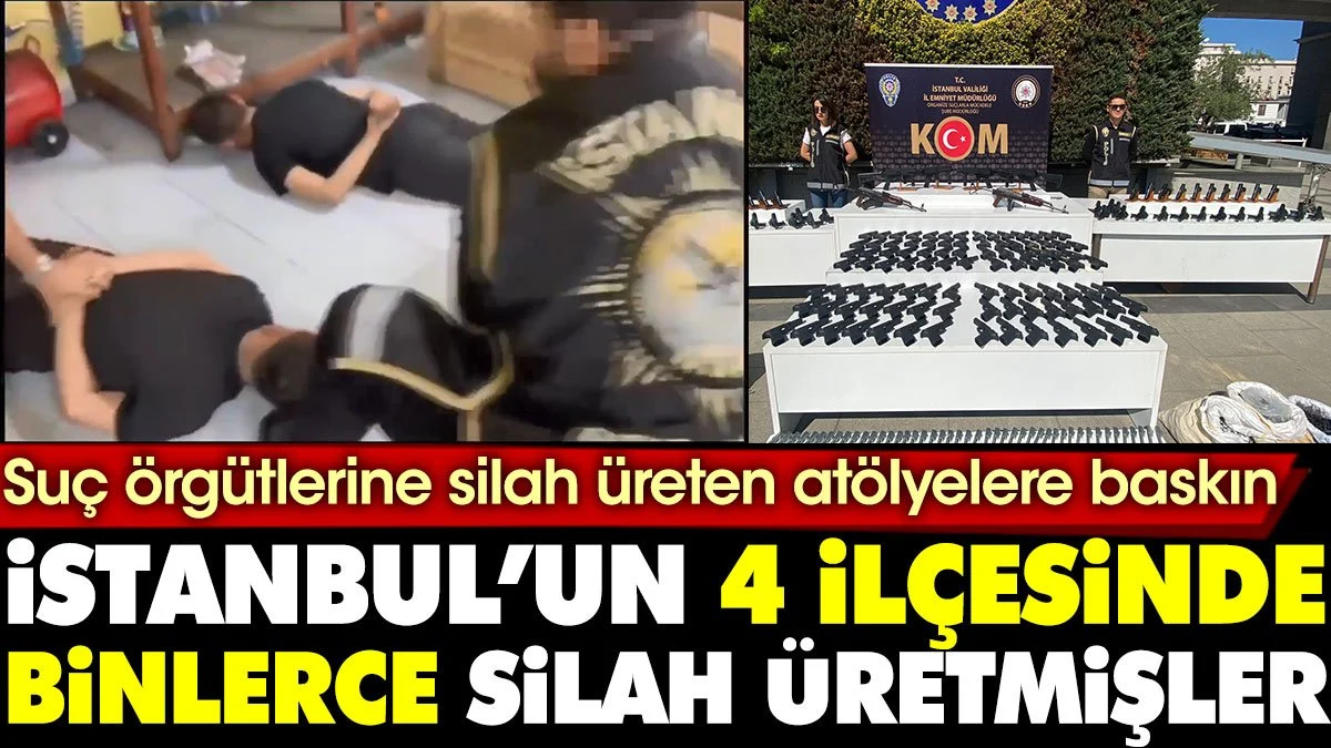 Suç örgütlerine silah temin eden şebekeye operasyon