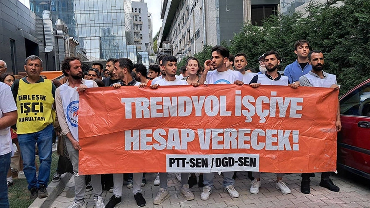 Trendyol işçileri haklarını arıyor
