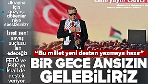 Başkan Erdoğan'dan İstanbul'dan dünyaya net mesaj: İsrail sen işgalcisin, örgütsün!