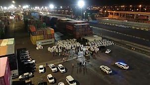Mersin Limanı'nda 610 kilo kokain ele geçirildi