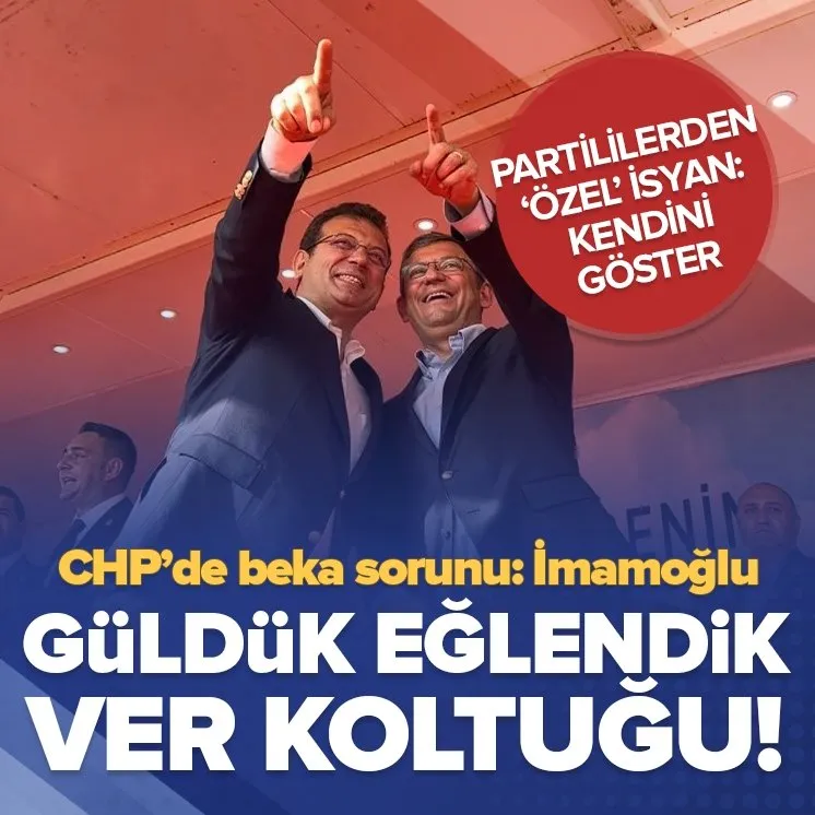 CHP'liler isyan etti! Kim Genel Başkan İmamoğlu mu ,Özel mi ?