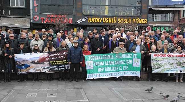 Fatsa'dan maden felaketi tepkisi: "Aynı sonu yaşamak istemiyoruz, İliç son olsun"