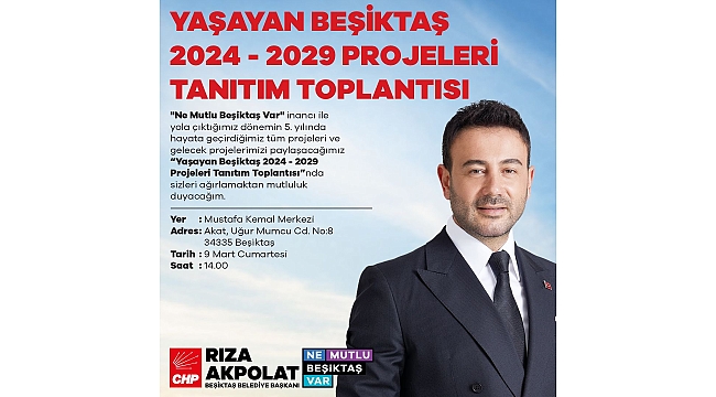 BAŞKAN RIZA AKPOLAT PROJE TANITIM TOPLANTISI DÜZENLEYECEK!