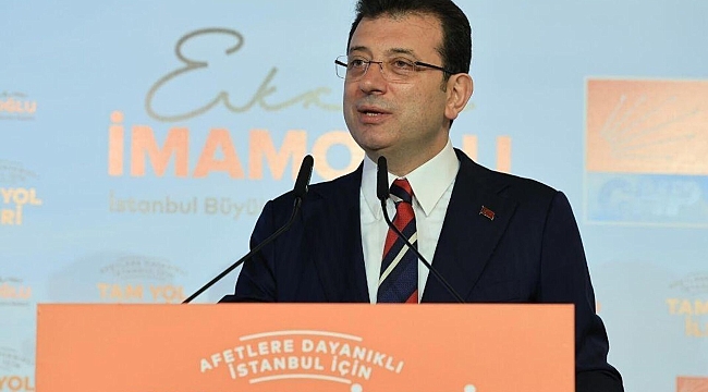 İBB Başkanı İmamoğlu'ndan açıklama