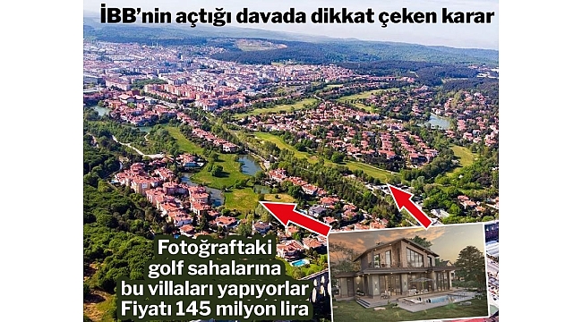 Kemer Country'deki villa inşaatlarının önündeki engel kalktı