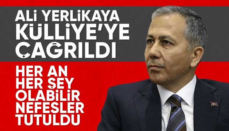 Ankara'da kritik görüşme! Cumhurbaşkanı Erdoğan, Ali Yerlikaya'yı kabul edecek
