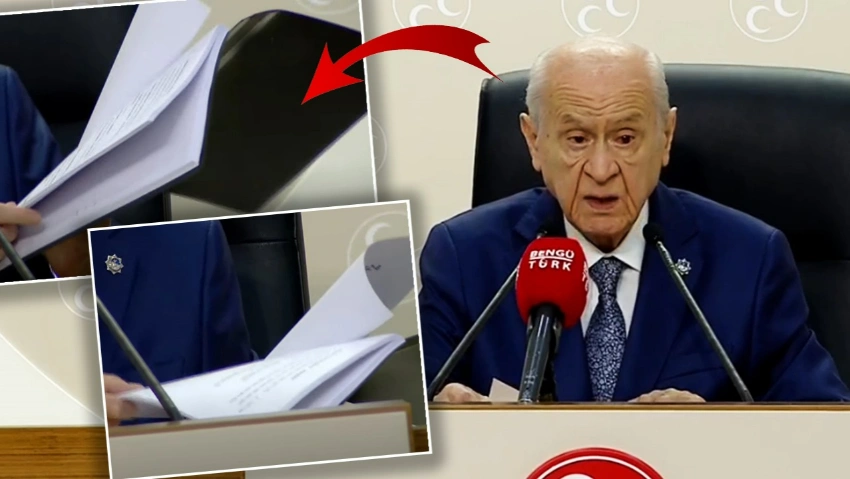 Bahçeli'den Partisinin Hedef Gösterdiği 154 Kişiye Bir Tehdit Daha: Kara Kaplı Defteri Çıkarıp Parmak Salladı!
