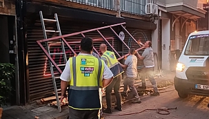 BEŞİKTAŞ BELEDİYESİ İŞGALLERİ KALDIRMAYA DEVAM EDİYOR