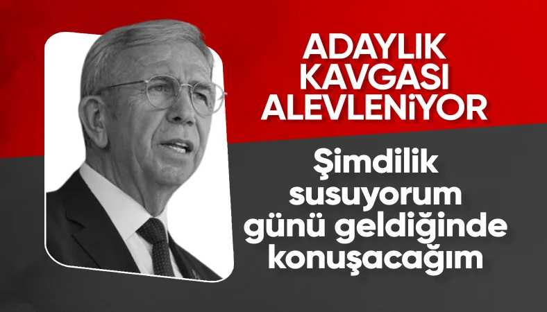 Mansur Yavaş Cumhurbaşkanı adaylığıyla ilgili sessizliğini bozdu