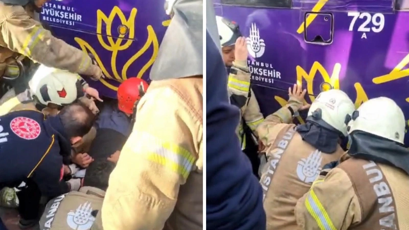 İstanbul'da Feci Tramvay Kazası: 1 Kişi Ağır Yaralı