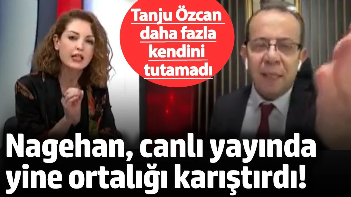 Nagehan Alçı yine ortalığı karıştırdı! Tanju Özcan'ı çileden çıkarttı