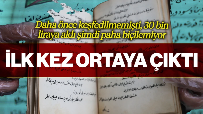 Daha Önce Keşfedilmemişti, İlk Kez Ortaya Çıktı! 30 Bin Liraya Almıştı, Şimdi Paha Biçilemiyor