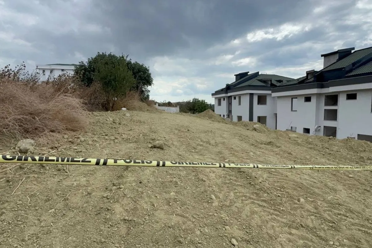 Villa inşaatında gömülü ceset bulundu