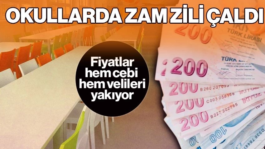 Okullarda 'Zam' Zili Çaldı! Kantin Fiyatları Hem Cebi Hem Velileri Yakıyor