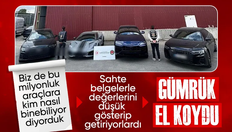 Ticaret Bakanlığı: 288 milyon TL değerinde 10 lüks araca el konuldu