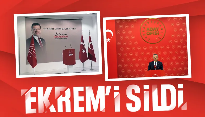 CHP'de Cumhurbaşkanlığı Aday Ofisi'nin arka planı değişti