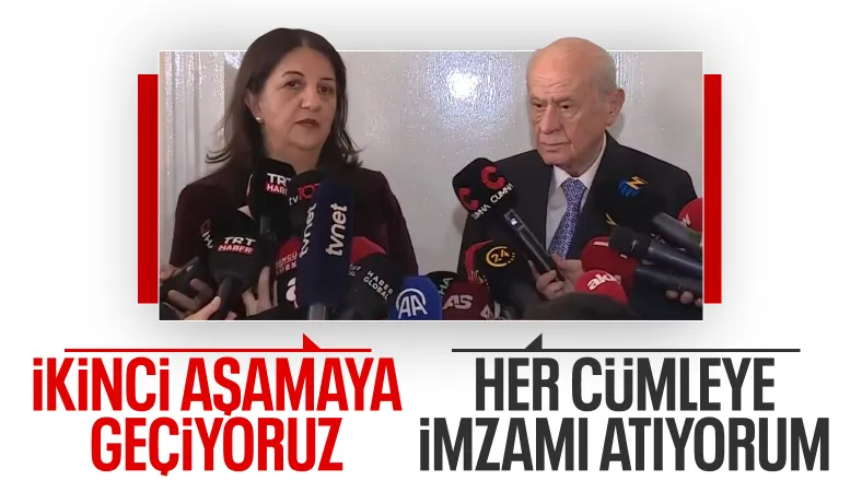 DEM Parti İmralı heyeti, Devlet Bahçeli ile görüştü