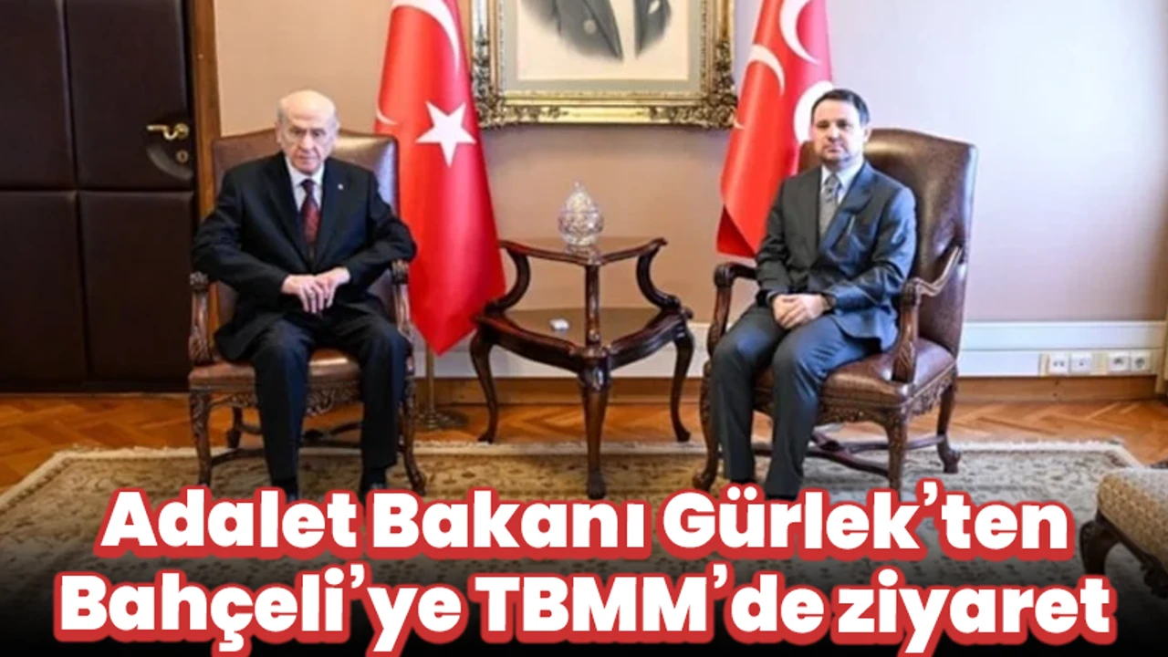 Adalet Bakanı Akın Gürlek'ten Devlet Bahçeli'ye Ziyaret