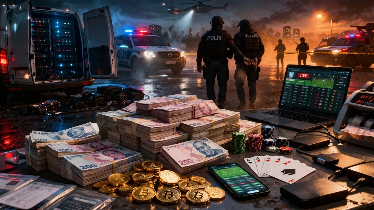 9,2 milyar liralık bahis çetesi çökertildi