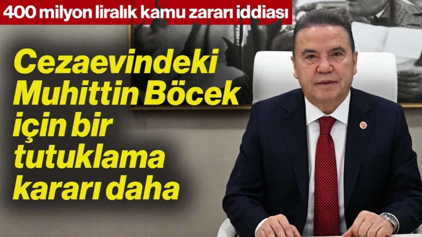 400 Milyon Liralık Kamu Zararı İddiası: Muhittin Böcek İçin Karar Verildi
