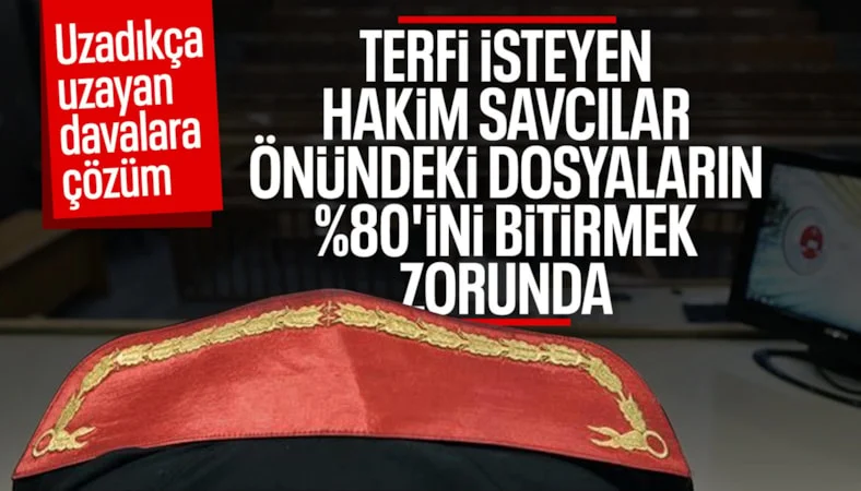 Hakim ve savcıların terfi kuralları sil baştan: Yüzde 80 şartı getirildi