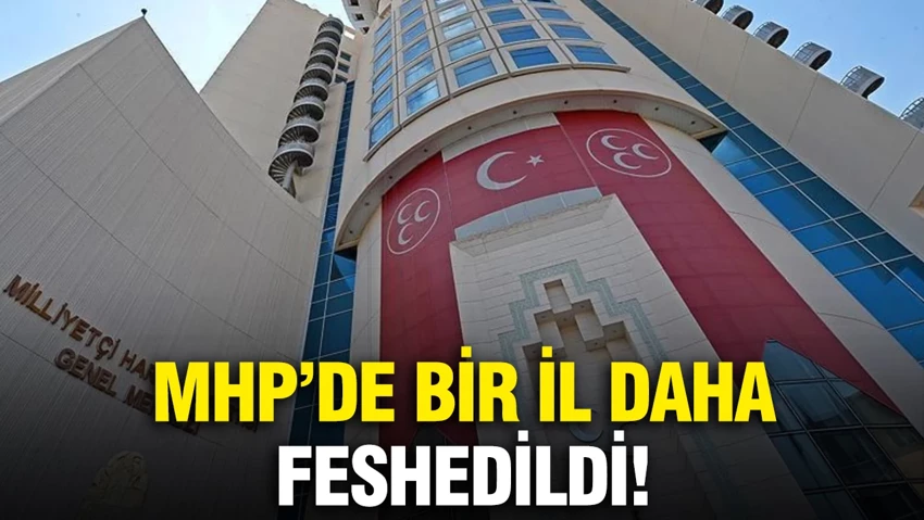 MHP'de bir deprem daha... Kütahya teşkilatı görevden el çektirildi