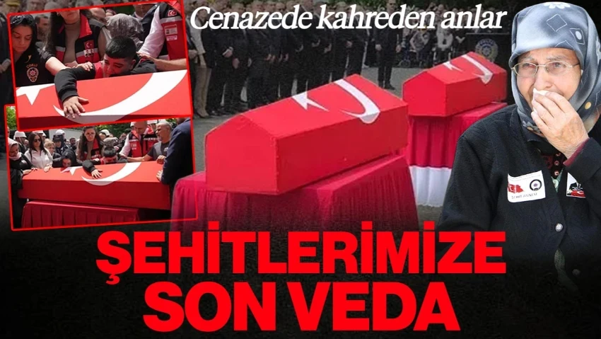 Şehitlerimiz Son Yolculuğuna Uğurlandı: Cenazede Kahreden Anlar! 'Samsun'un Yiğit, Van'ın Mert Bir Evladı'