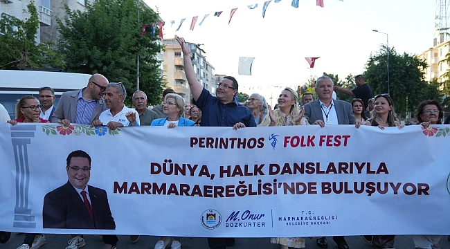 Dünyanın renkleri, dostluk ve kardeşlik ruhuyla Marmaraereğlisi'nde buluştu.
