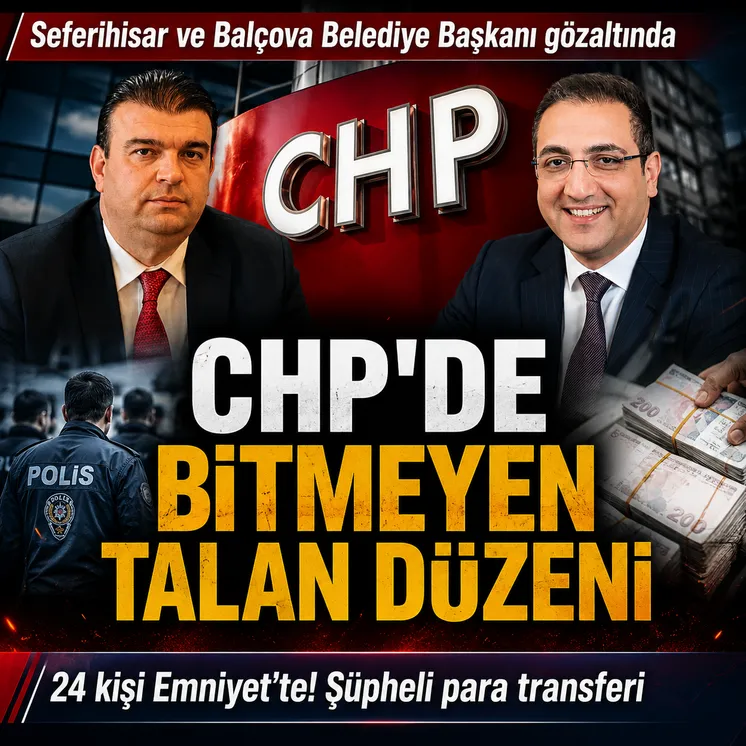 Seferihisar ve Balçova belediye başkanları gözaltında | Başkan yardımcısının odasında ruhsatsız tabanca