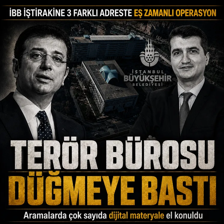 Terör bürosu düğmeye bastı! İBB iştirakine baskın: Dijital materyallere el konuldu