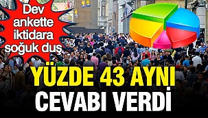 Dev ankette iktidara soğuk duş: Yüzde 43 "en büyük sorun ekonomi" dedi