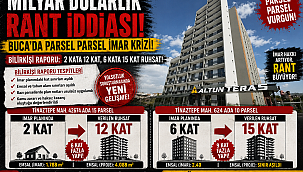 Milyar Dolarlık Rant! Buca'da parsel parsel imar skandalı! Yolsuzluk soruşturmasında yeni gelişme: Bilirkişi raporu: 2 kata 12, 6 kata 15 kat ruhsat...