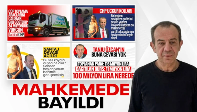 Tutuklu Tanju Özcan duruşmada baygınlık geçirdi