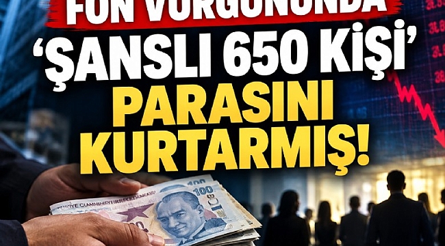 Fon vurgununda 'şanslı 650 kişi' parasını kurtarmış!